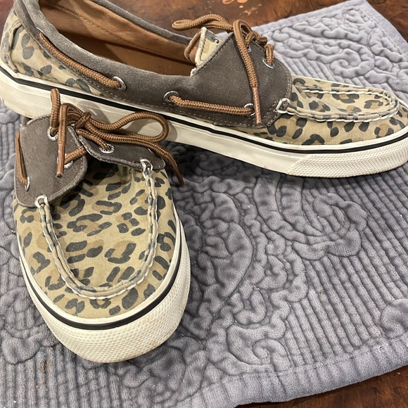 Leopard Sperry Top-Siders -Sz 8 - Picture 2 of 10